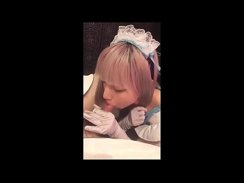 ❤️ Japanisches Idol [mayuka], französisches Dienstmädchenkostüm, Teil 1, Blowjob und Wichsen mit Lotion ️❌ Super sex bei uns ☑